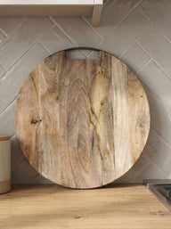 Round Mango Wood Chopping Board - 
