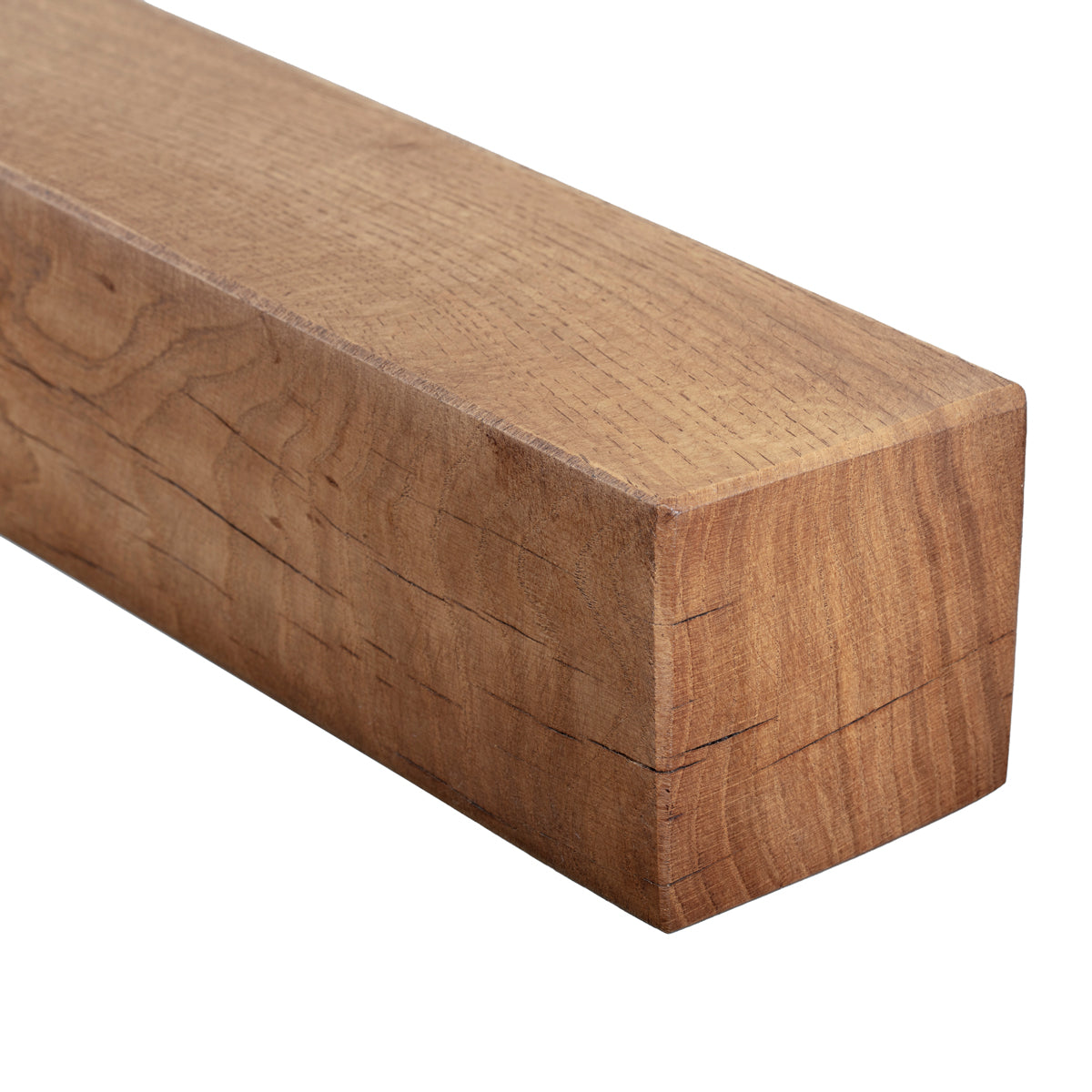 4x4 Oak Mantel Beam (9x9cm) - 