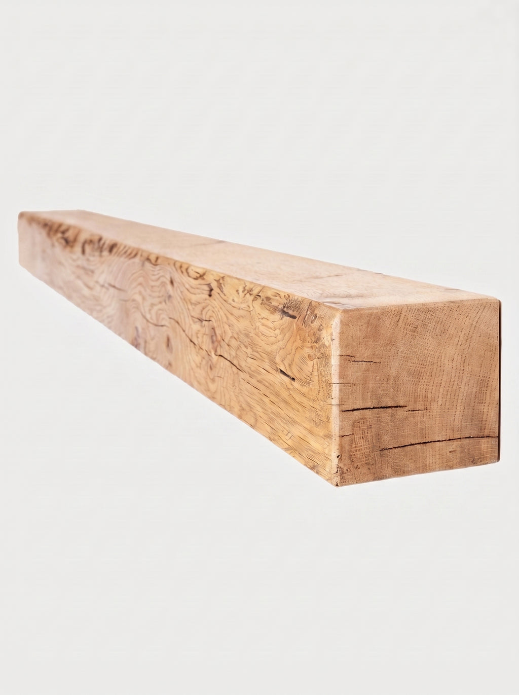 4x4 Oak Mantel Beam