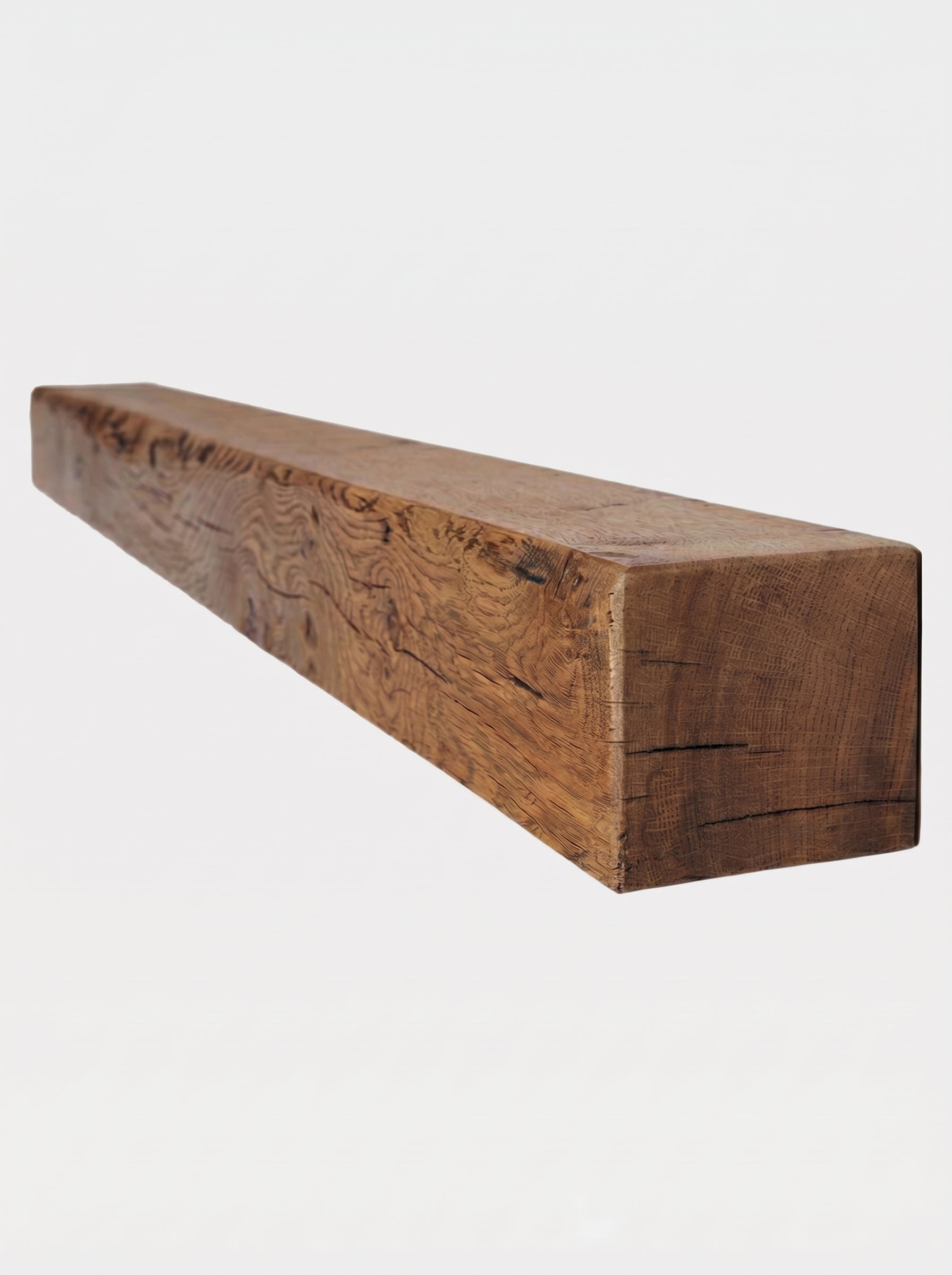 4x4 Oak Mantel Beam (9x9cm) - Mantel Beams