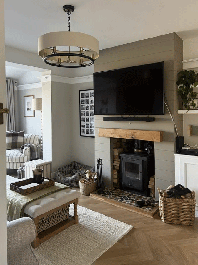 4x6 Oak Mantel Beam (9x14cm)