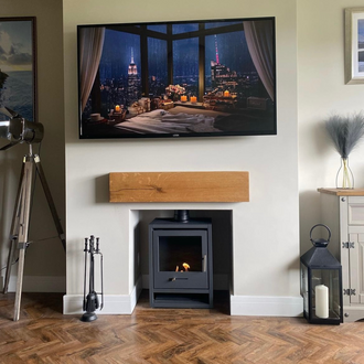 4x8 Oak Mantel Beam - Outlet - Save 20% - 