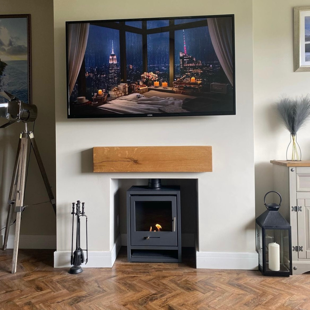4x8 Oak Mantel Beam - Outlet - Save 20% - 