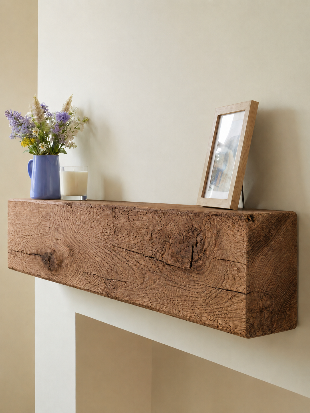 4x8 Oak Mantel Beam (9x19cm) - Mantel Beams