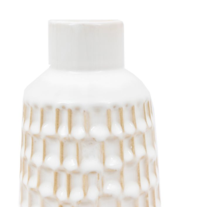 Textured Ceramic Bud Vase - Vases