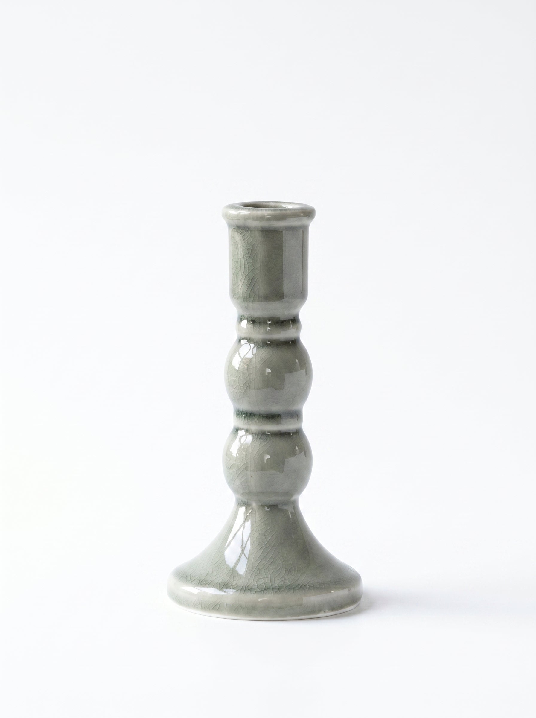 Sage Green Candle Holder