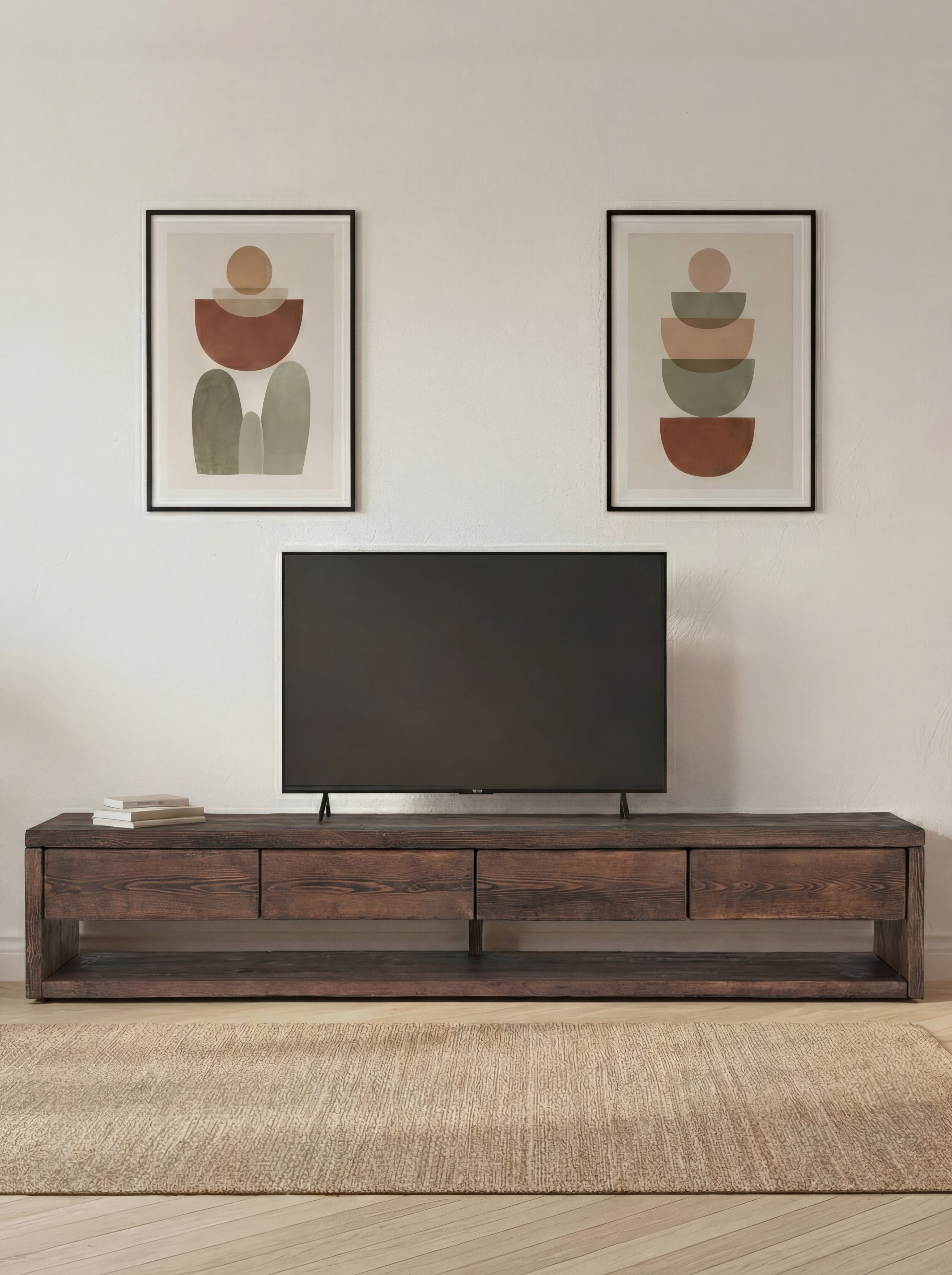 Pandon TV Stand 4 Drawers And Storage - TV Stands