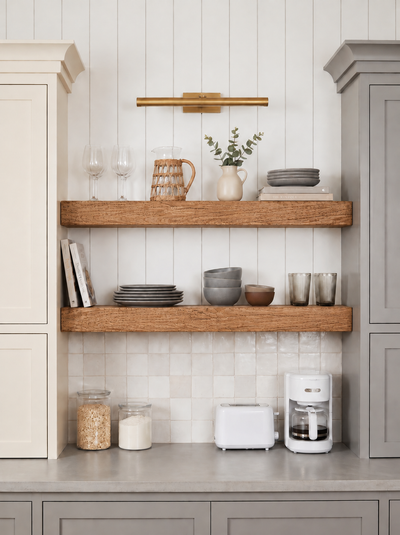 6x4 Oak Floating Shelf (14x9cm) - Floating Shelves