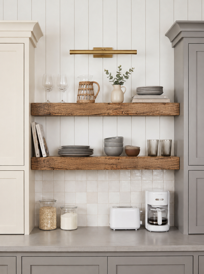 6x4 Oak Floating Shelf (14x9cm) - Floating Shelves