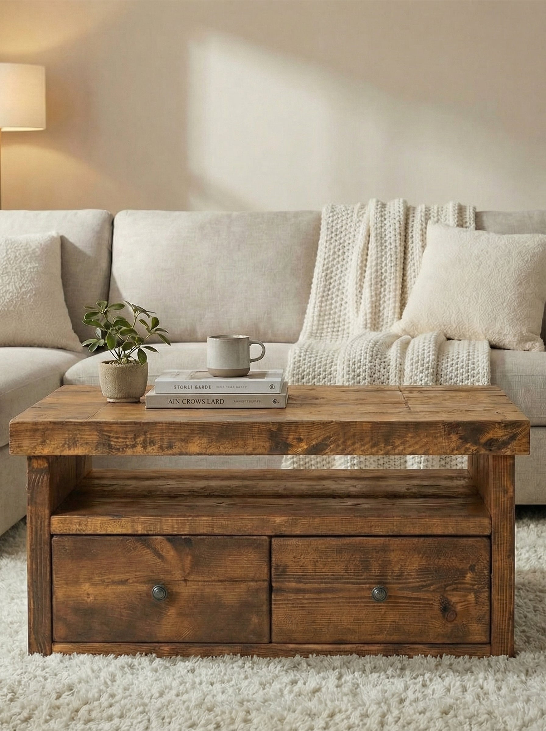 Derwent Coffee Table With Drawers - Coffee Tables
