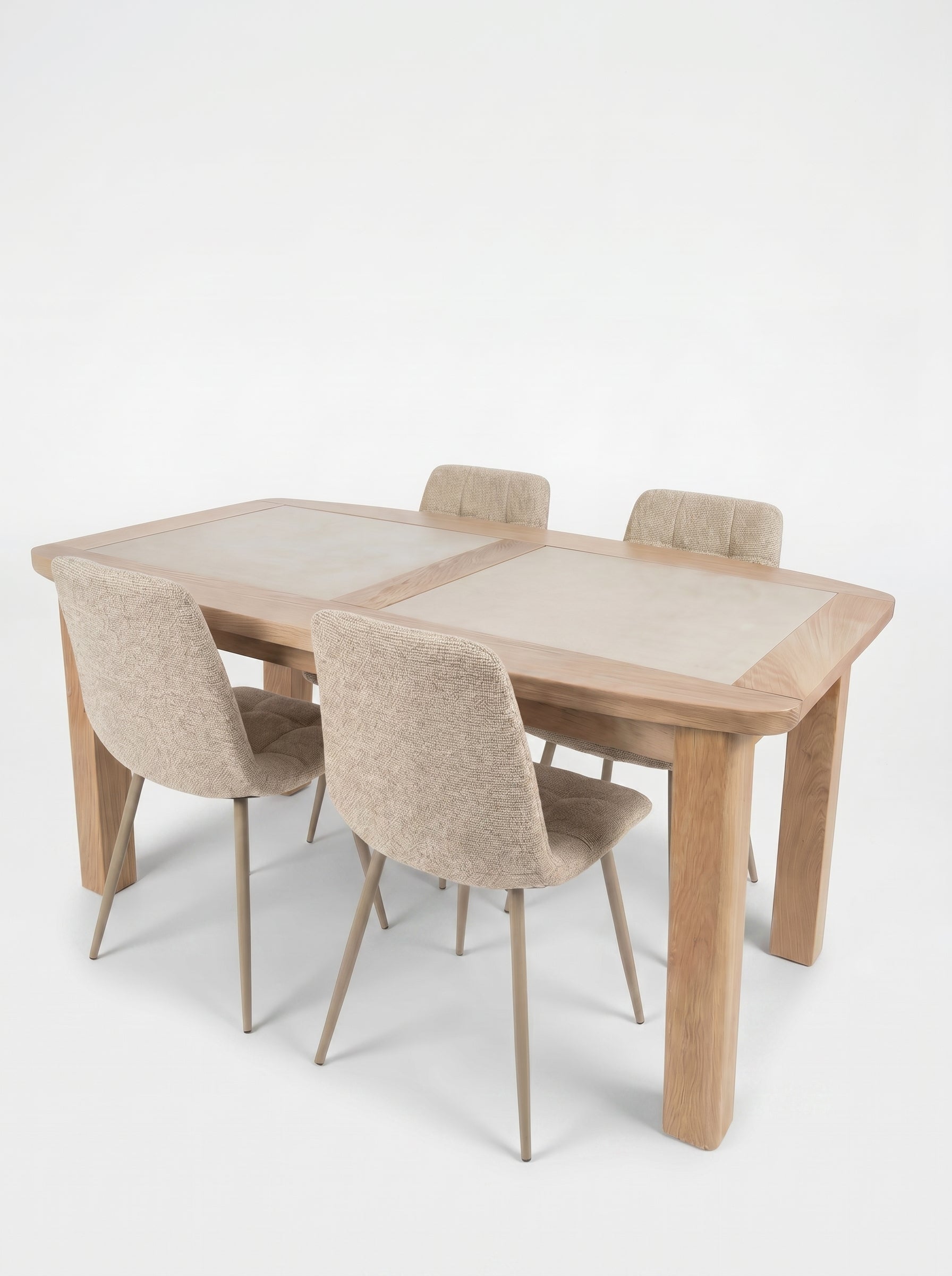 Doxford Oak Dining Table and Chair Set