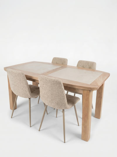 Doxford Oak Dining Table and Chair Set
