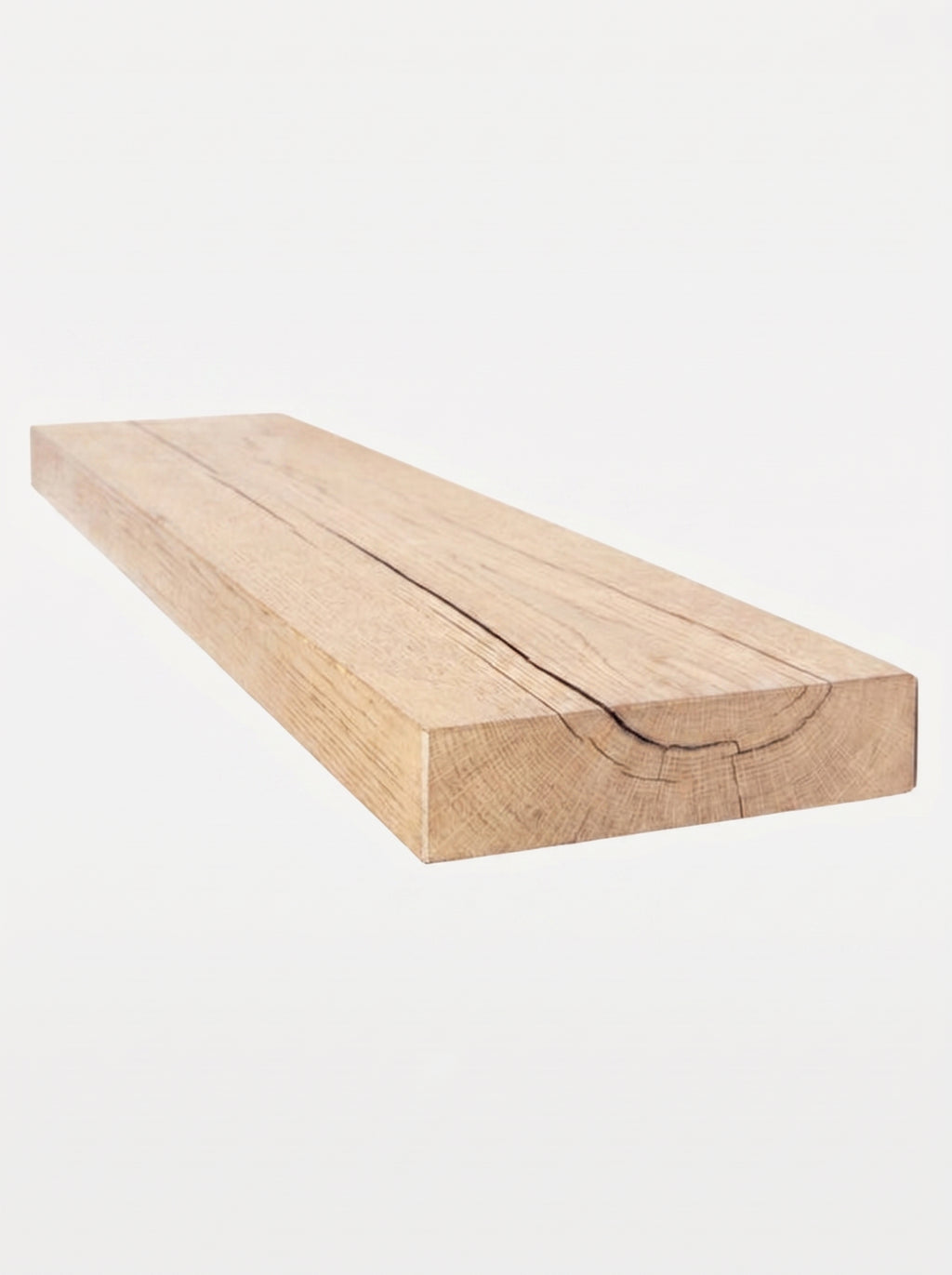 8x2 Oak Floating Shelf