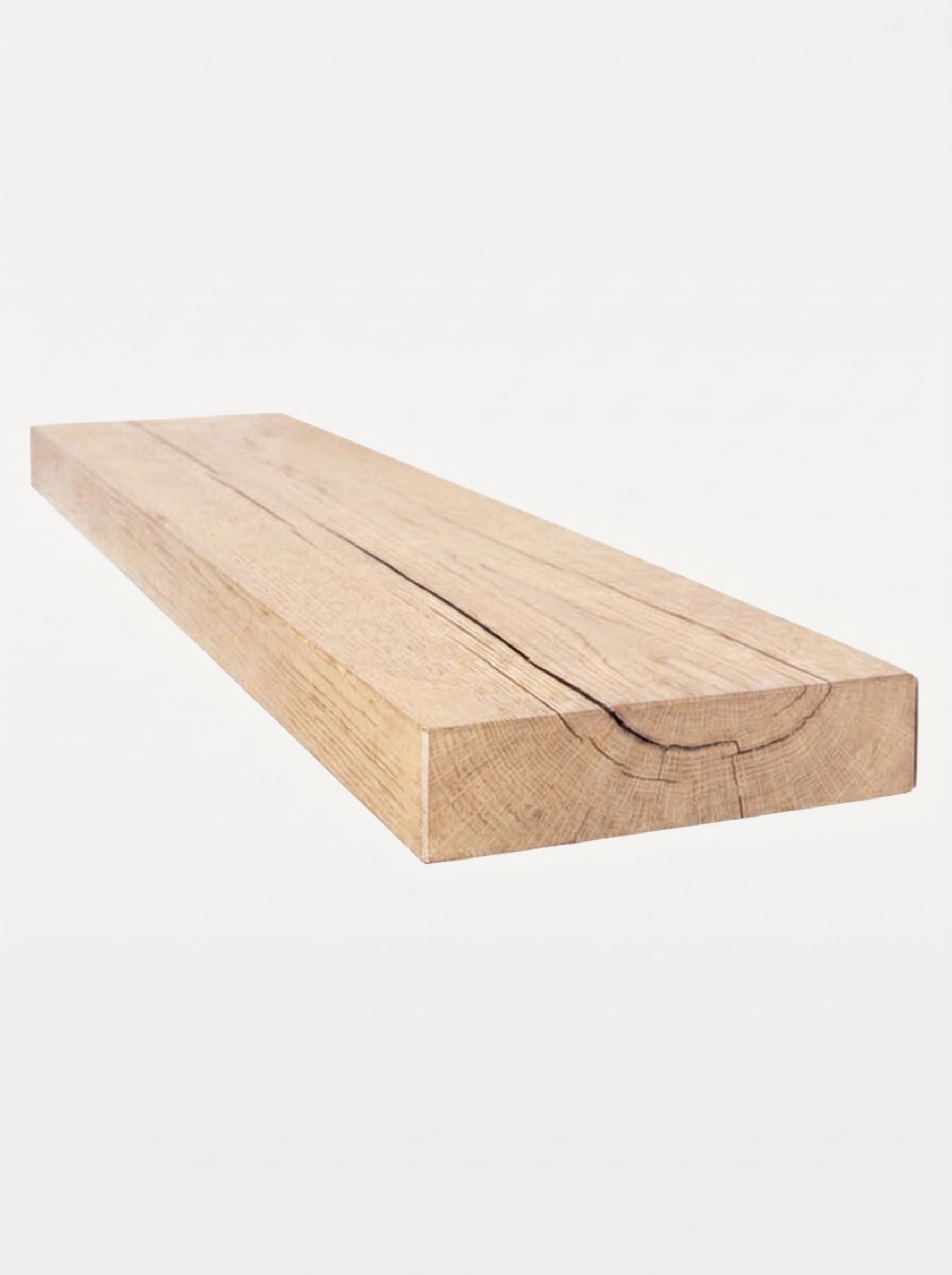 8x2 Oak Floating Shelf (19x4cm) - Floating Shelves