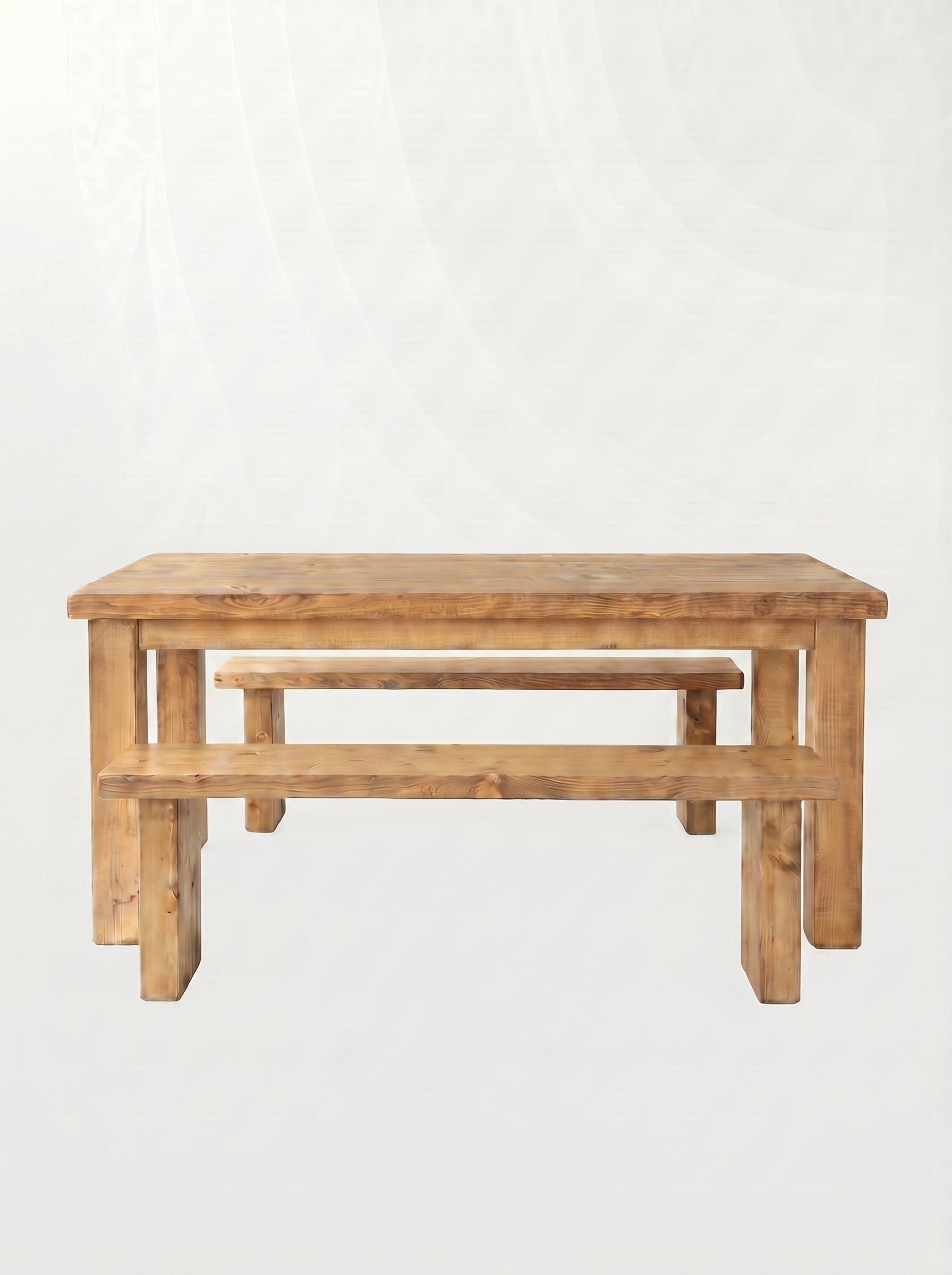 Chopwell Dining Table and Benches - Dining Table and Benches Sets