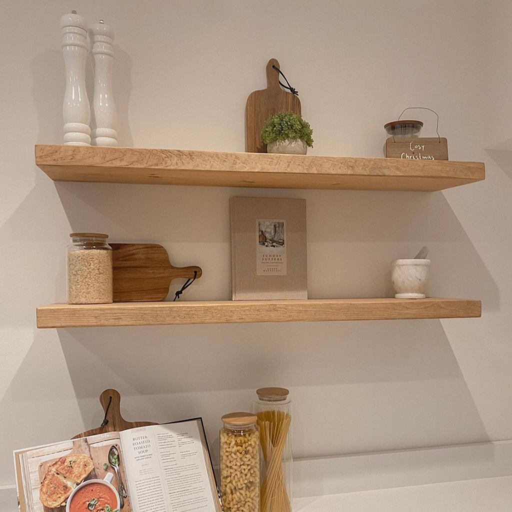 9x1.5 Rustic Floating Shelf 22.5x4cm