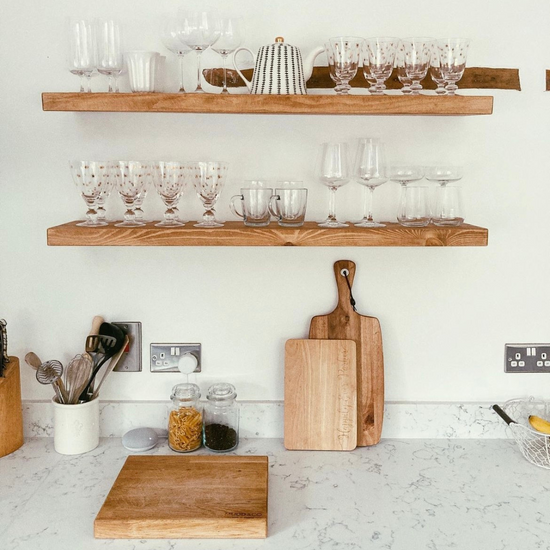 3 wooden shelves deals