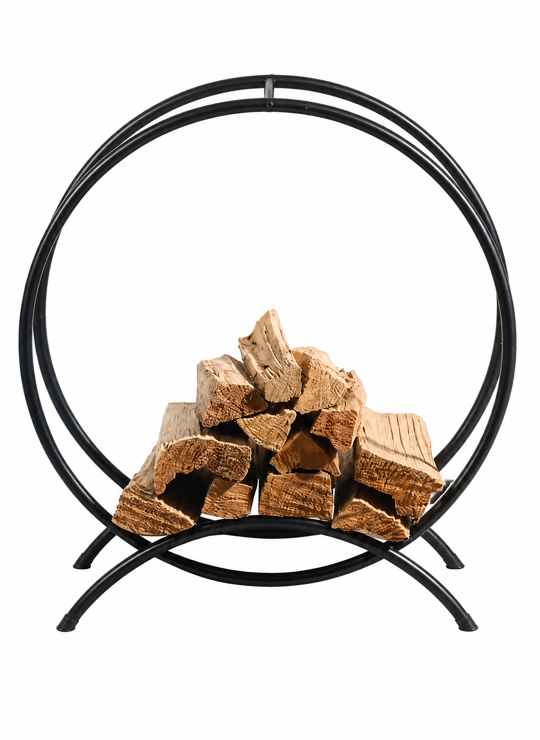 Round Metal Firewood Holder