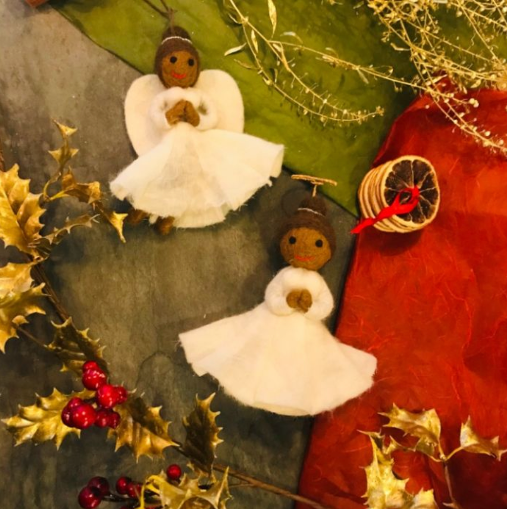 Felt Angel Tree Decoration | Ethical Christmas Decorations