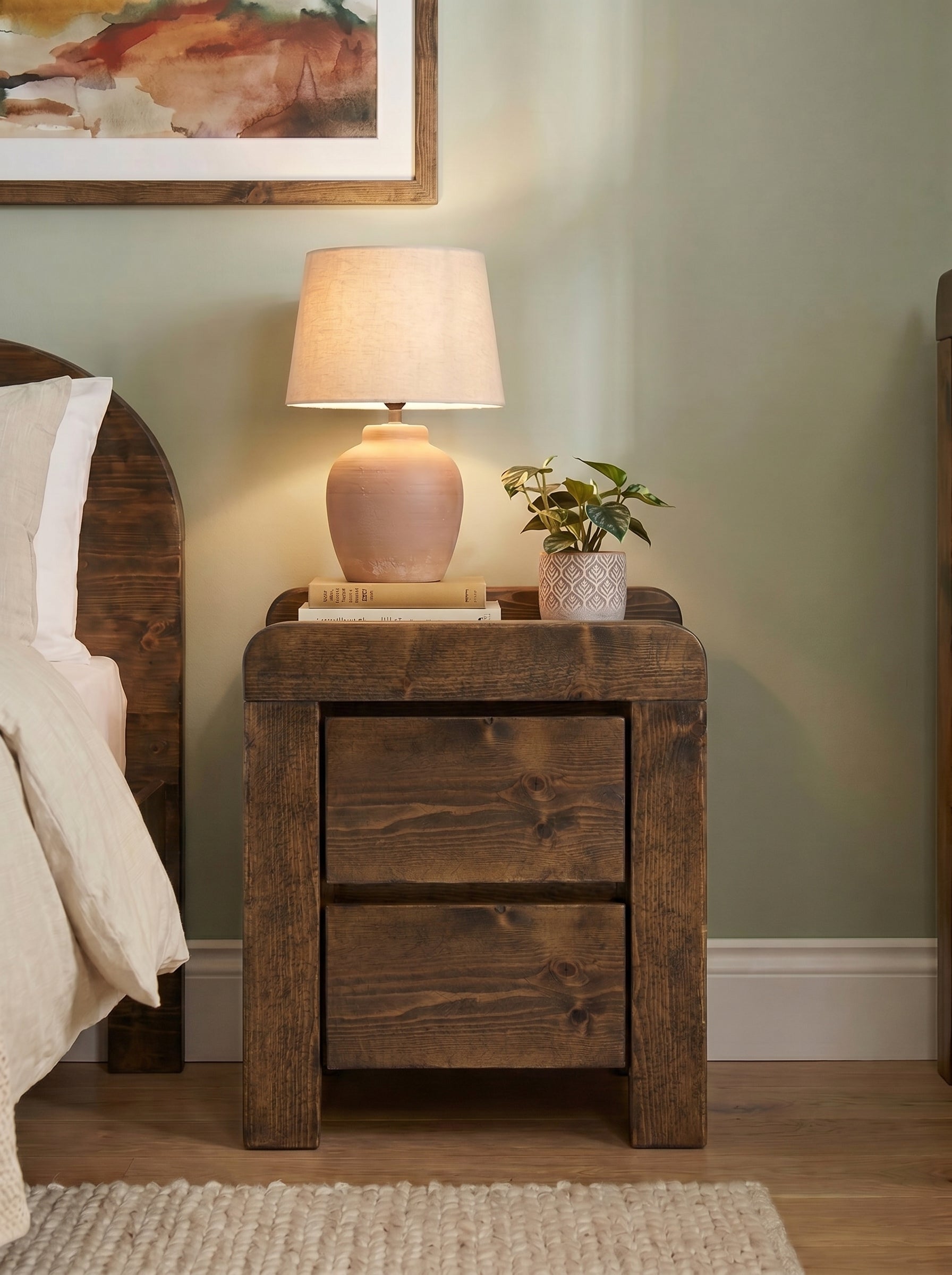 Arbeia Bedside Table - Bedside Tables