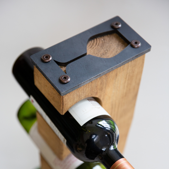 Wooden Wine Rack Floor Standing Funky Chunky Furniture