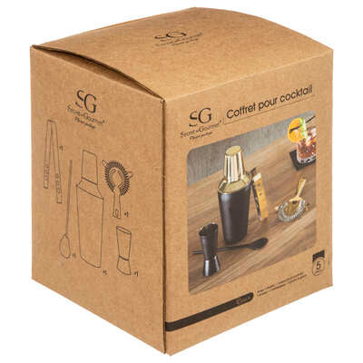 Black Cocktail Lovers Gift Set - 