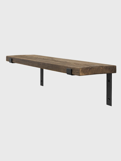 Hetton Black Metal Shelf Bracket