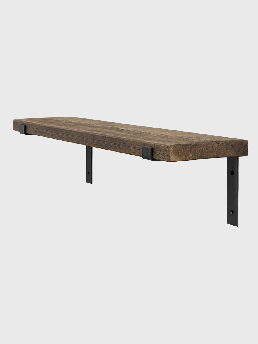 Hetton Black Metal Shelf Bracket