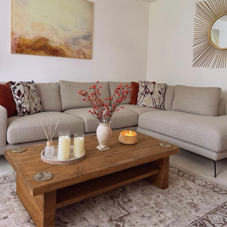 Chopwell Low Coffee Table With Storage - 