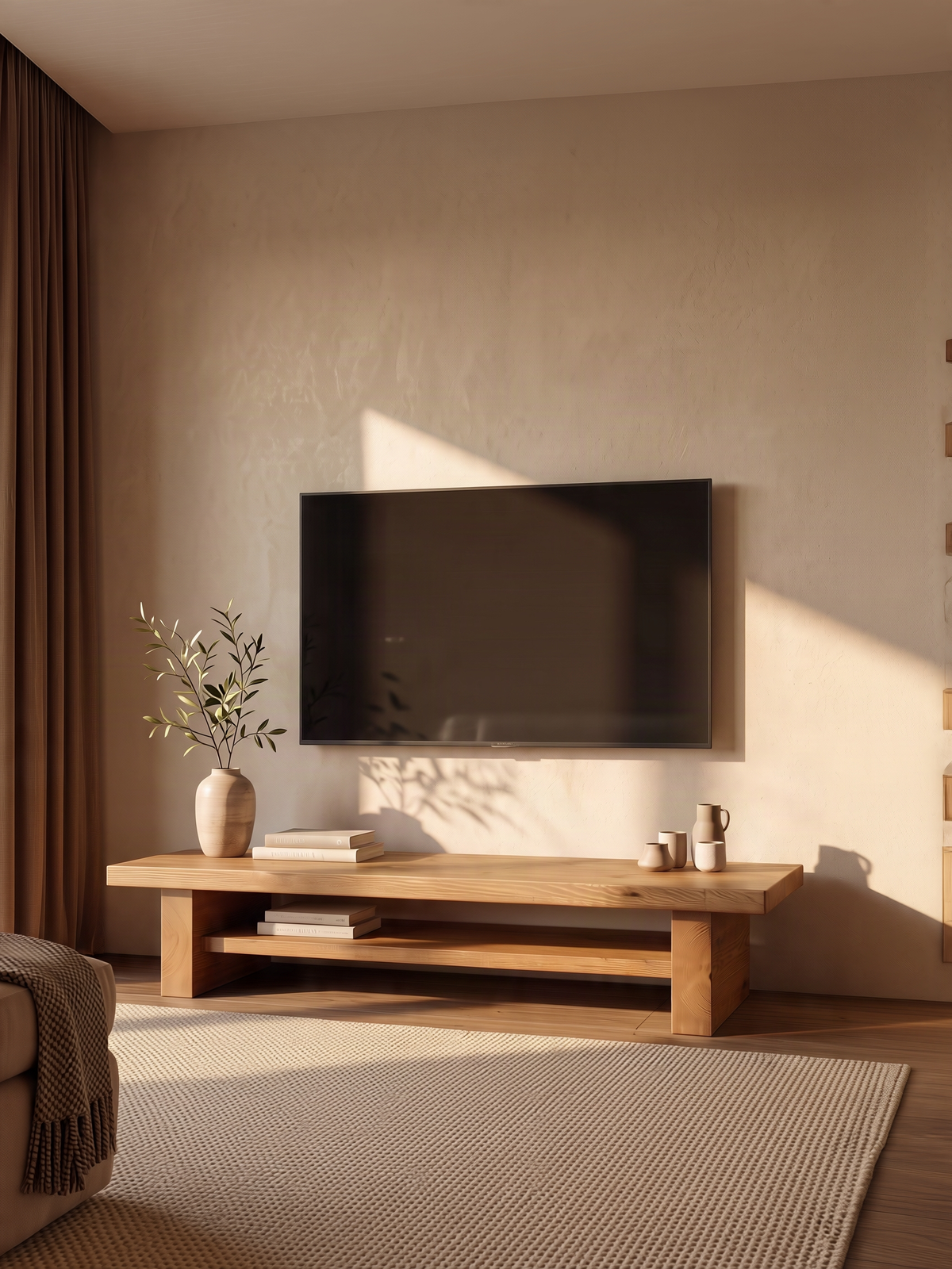 Chopwell Low TV Stand with Storage