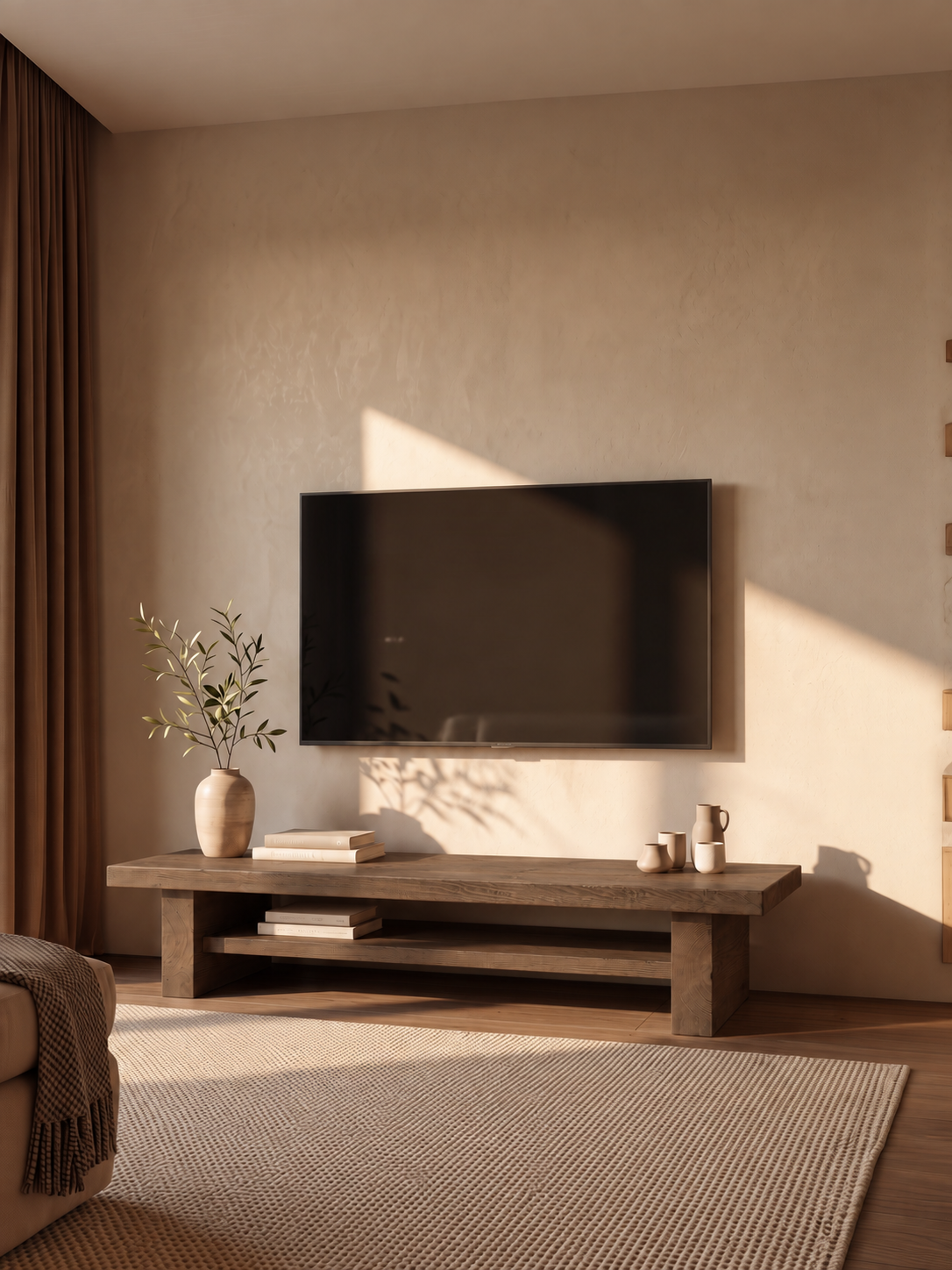 Chopwell Low TV Stand with Storage