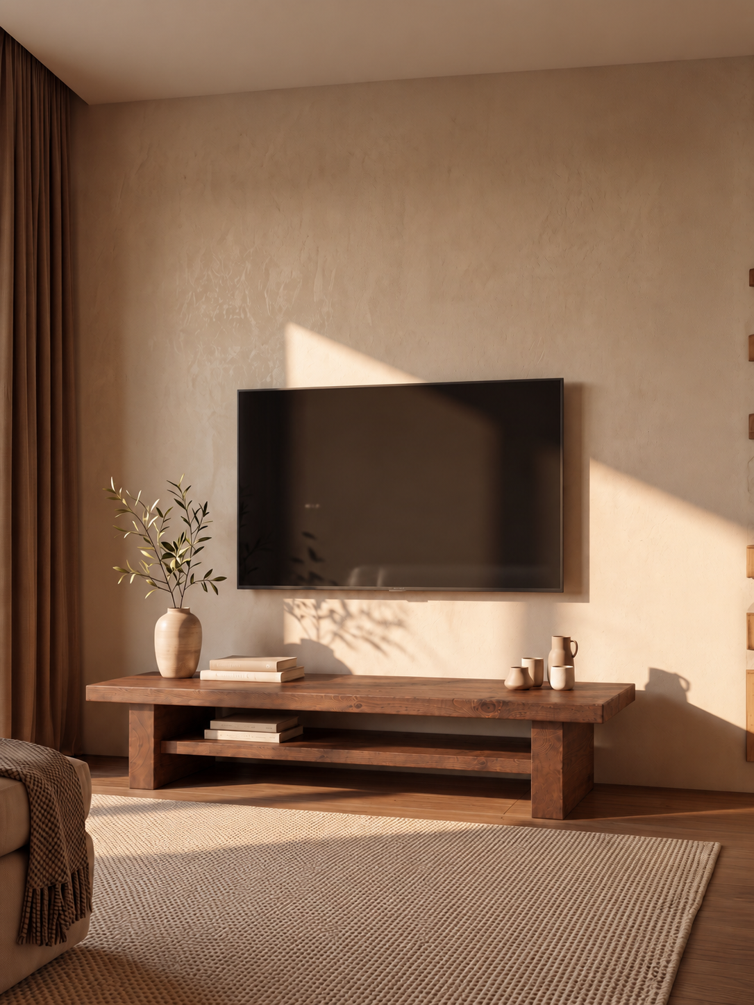 Chopwell Low TV Stand with Storage