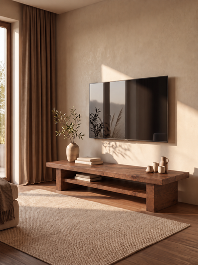 Chopwell Low TV Stand with Storage