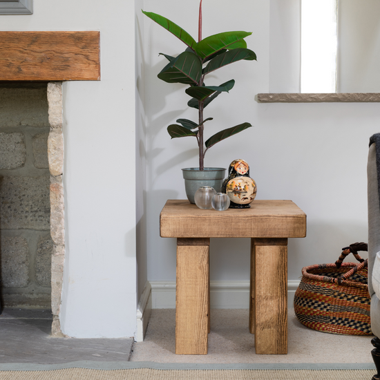 Rustic side tables deals