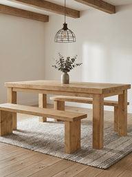Chopwell Dining Table and Benches - Dining Table and Benches Sets