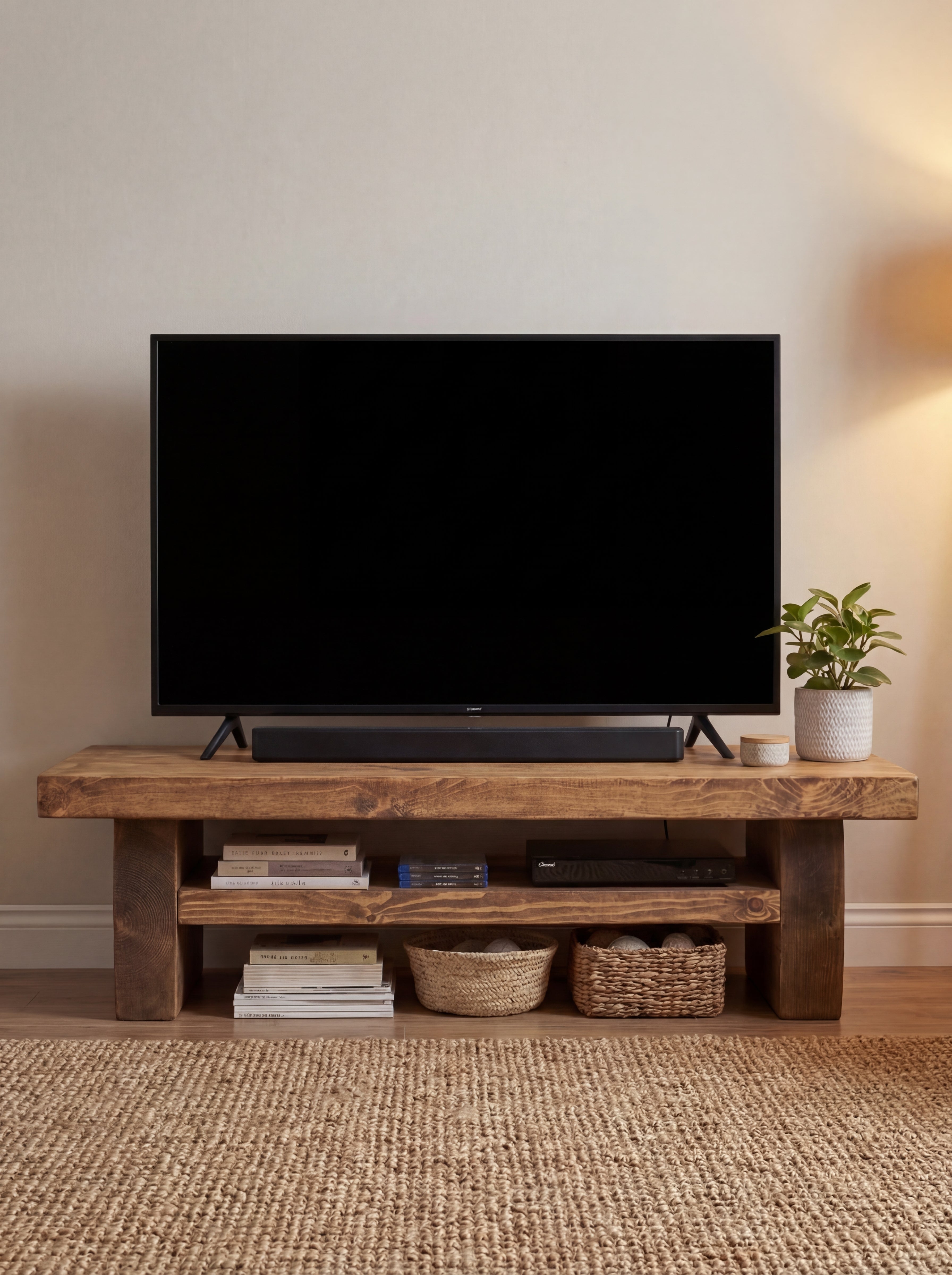 Chopwell Low TV Stand with Storage - TV Stands