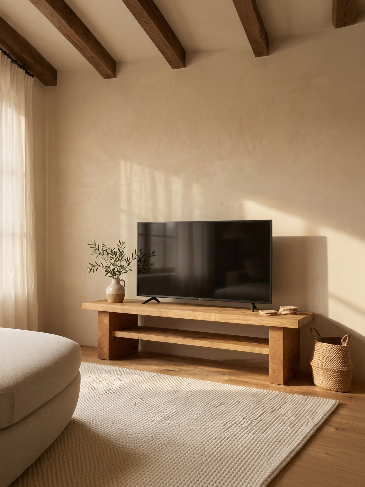 Chopwell Tall TV Stand With Storage