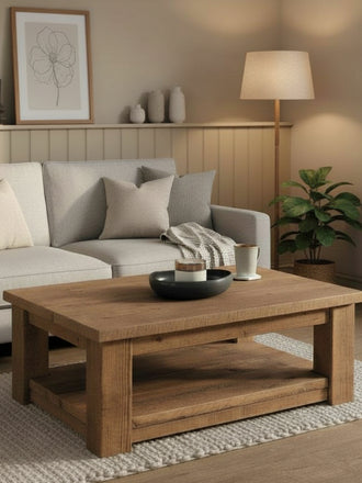 Coleridge Coffee Table with Shelf