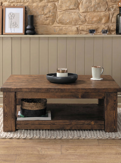 Coleridge Coffee Table with Shelf - Coffee Tables