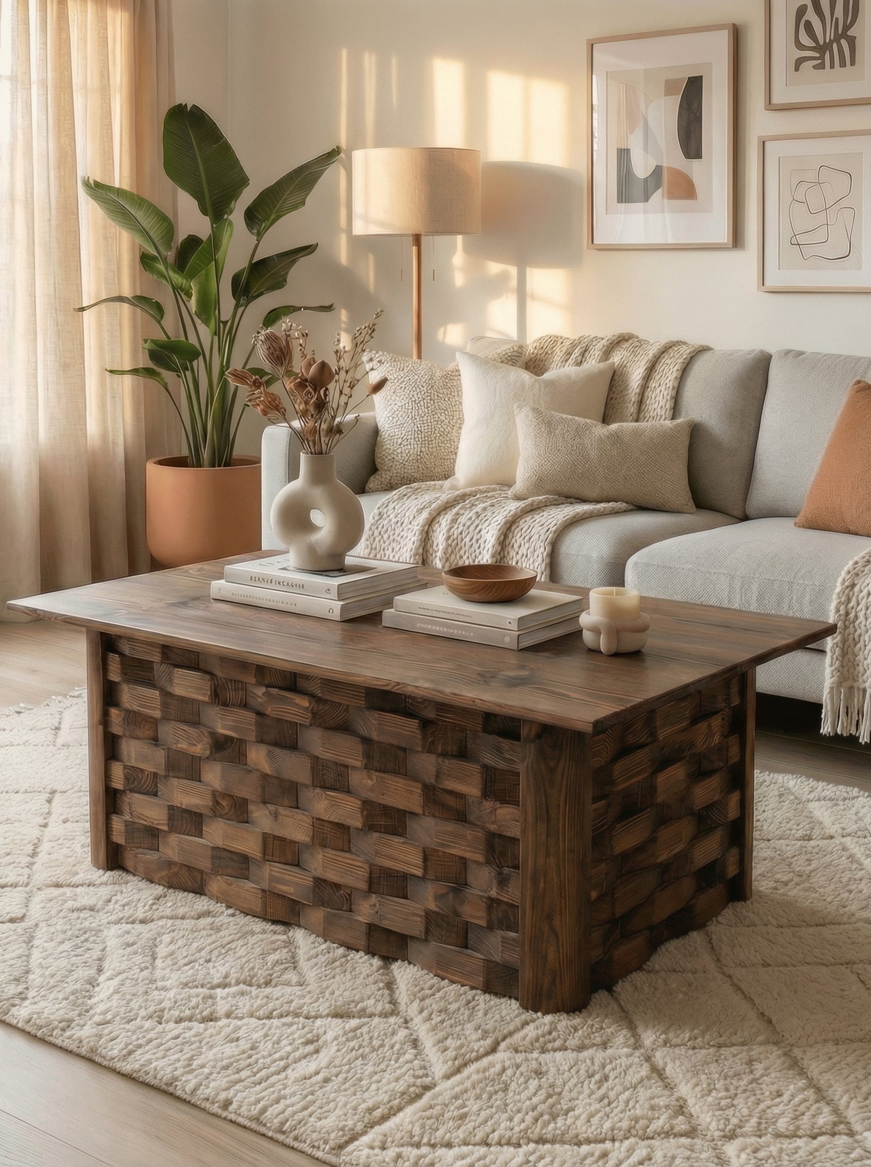 Corbridge Column Coffee Table With Storage