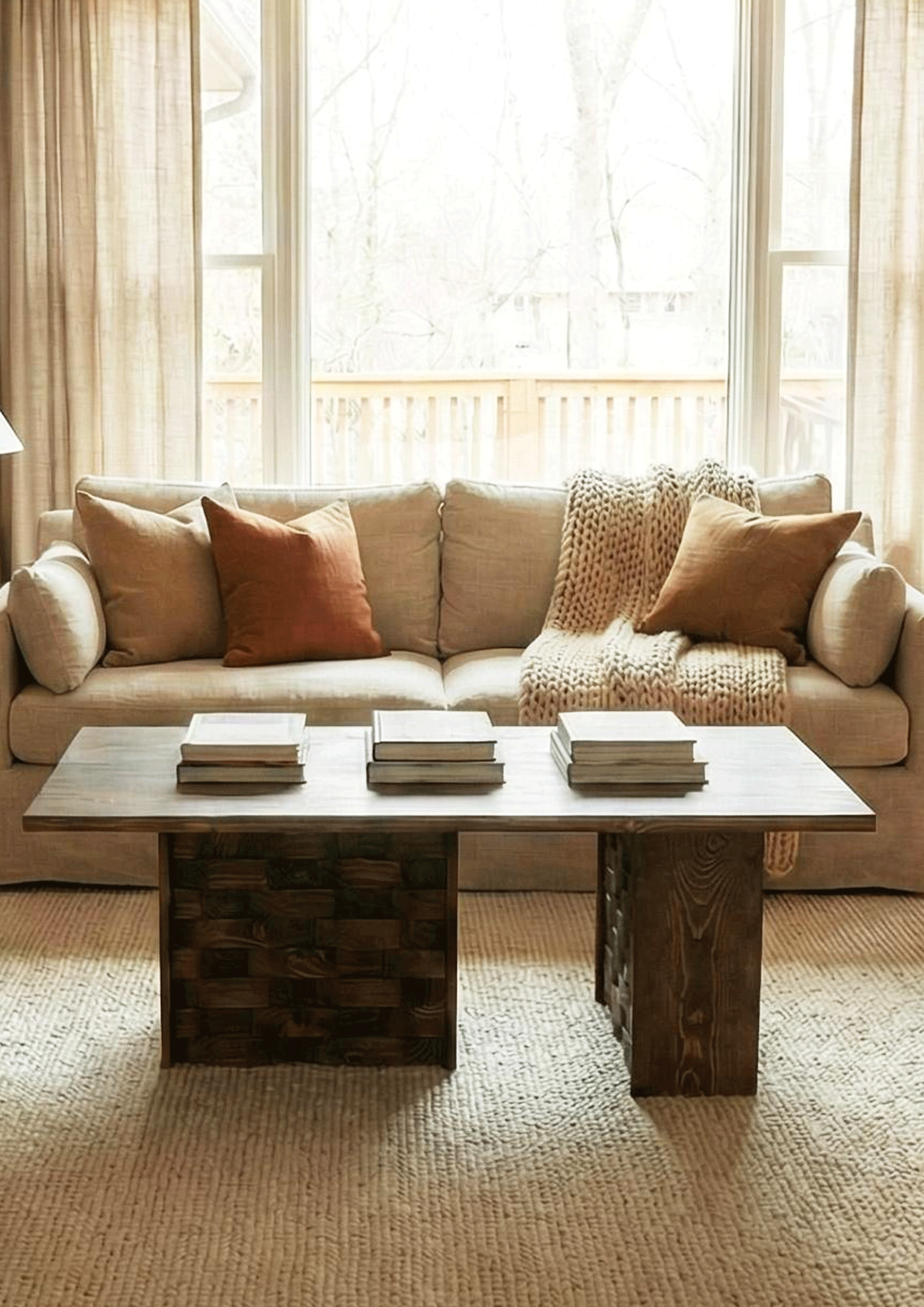Corbridge Two Column Coffee Table