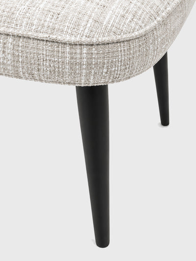 Cream Upholstered Dining Chair - Set of 2 - 