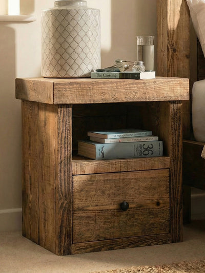 Derwent 1 Drawer Bedside Table - Bedside Tables