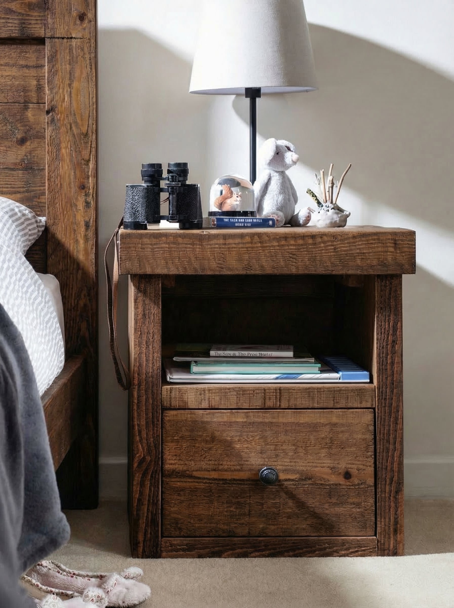Derwent 1 Drawer Bedside Table - Bedside Tables