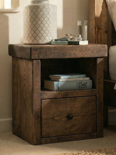 Derwent 1 Drawer Bedside Table - Bedside Tables