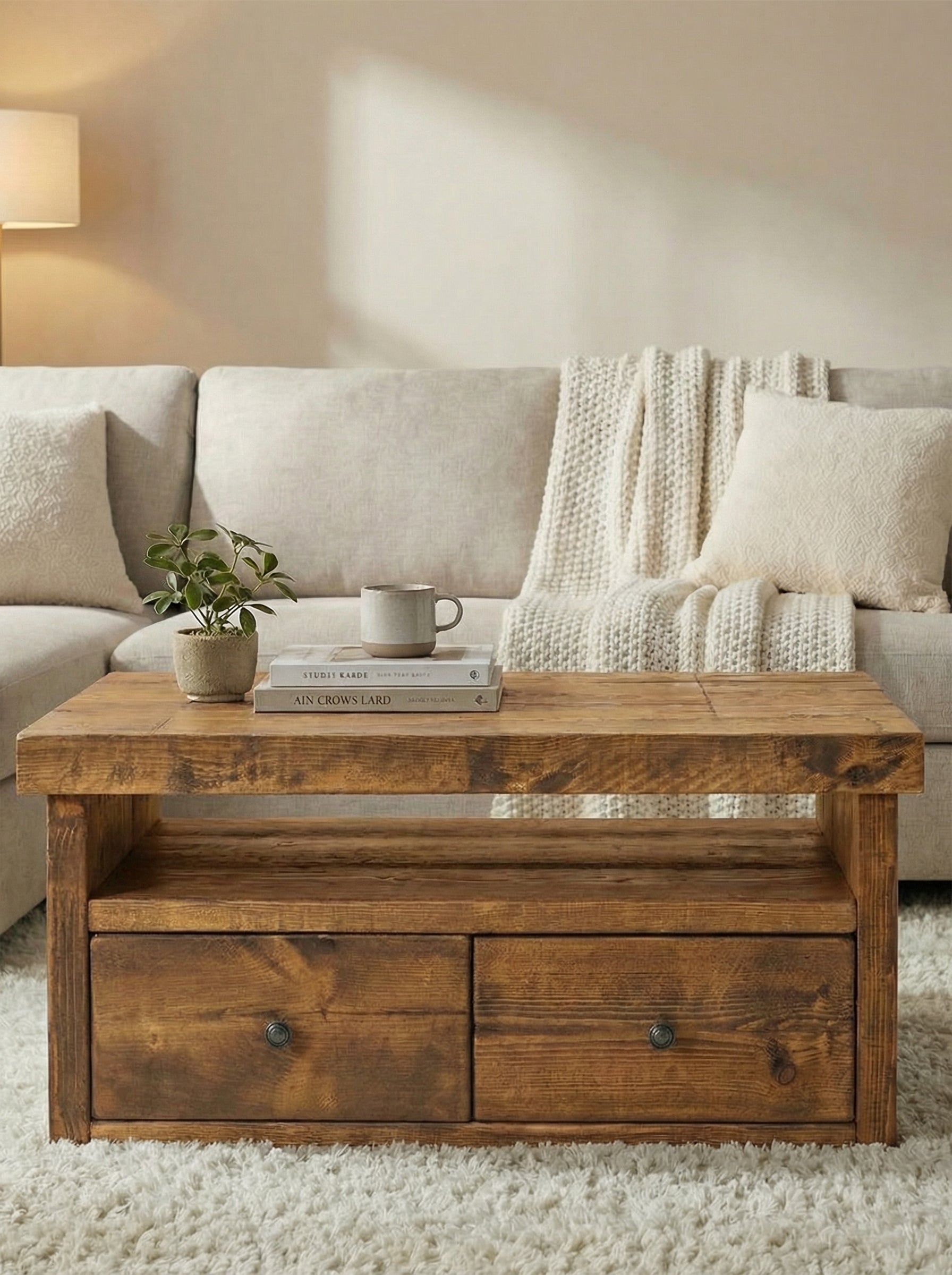 Derwent Coffee Table With Drawers - Coffee Tables