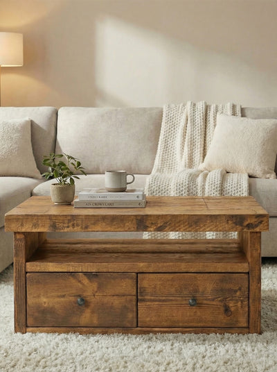Derwent Coffee Table With Drawers - Coffee Tables