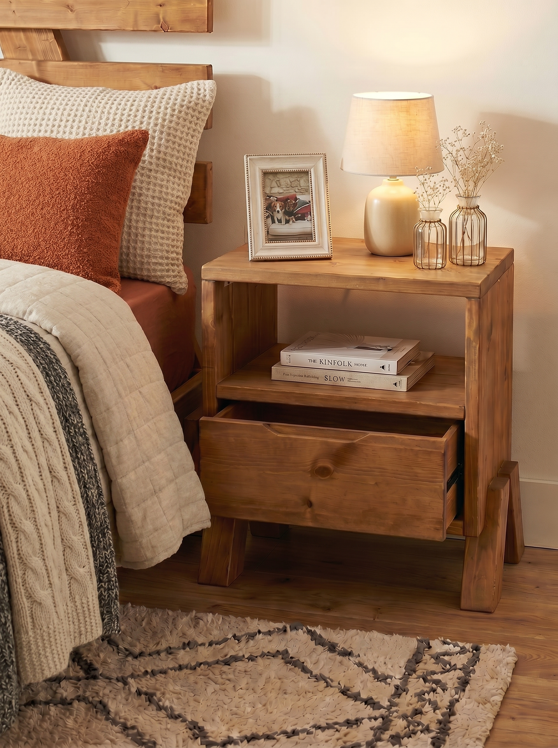 Dunston Bedside Table