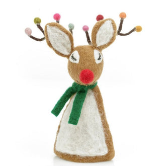 Felt Scandi Reindeer Christmas Tree Topper