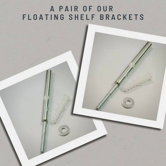 Floating Shelf Fixings Pack Of 2